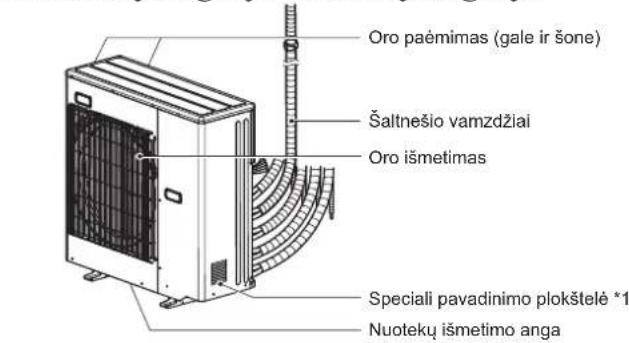 MITSUBISHI MFZKT50VG - Išorinis jrenginysVidinis jrenginys - 1