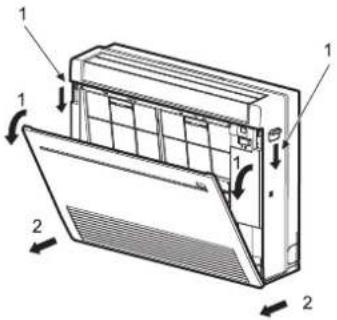 MITSUBISHI MFZKT50VG - Priekšējais panelis - 1