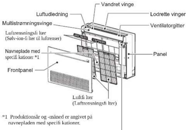MITSUBISHI MFZKT50VG - DELENES BETEGNELSE - 1