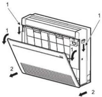 MITSUBISHI MFZKT50VG - Front panel - 1