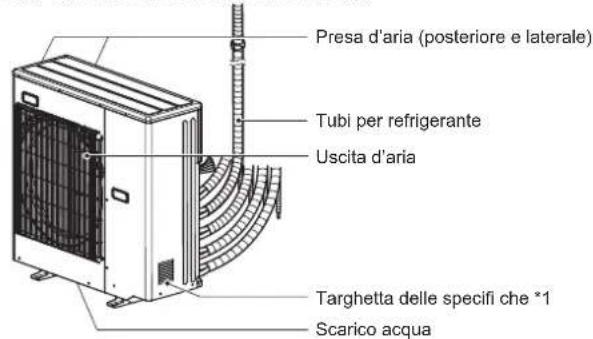 MITSUBISHI MFZKT50VG - Unità esternaUnità interna - 1