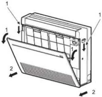 MITSUBISHI MFZKT50VG - Panneau frontal - 1