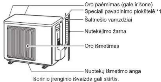 MITSUBISHI MSZHR35VF - Išorinis jrenginysVidinis jrenginys - 1