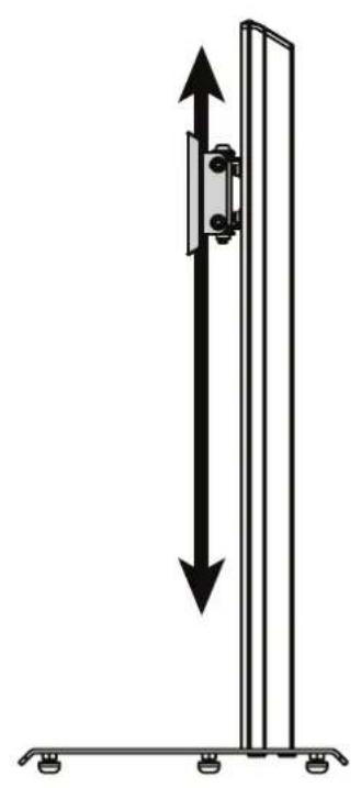 Kanto TTS100 - Adjust TV Height Réglez la hauteur du téléviseur Configure la lenghta del televisor - 2