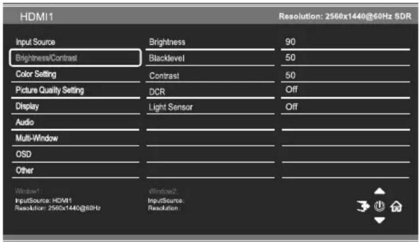 LC-Power M32QHD165CK - Luminosite/Contraste - 1