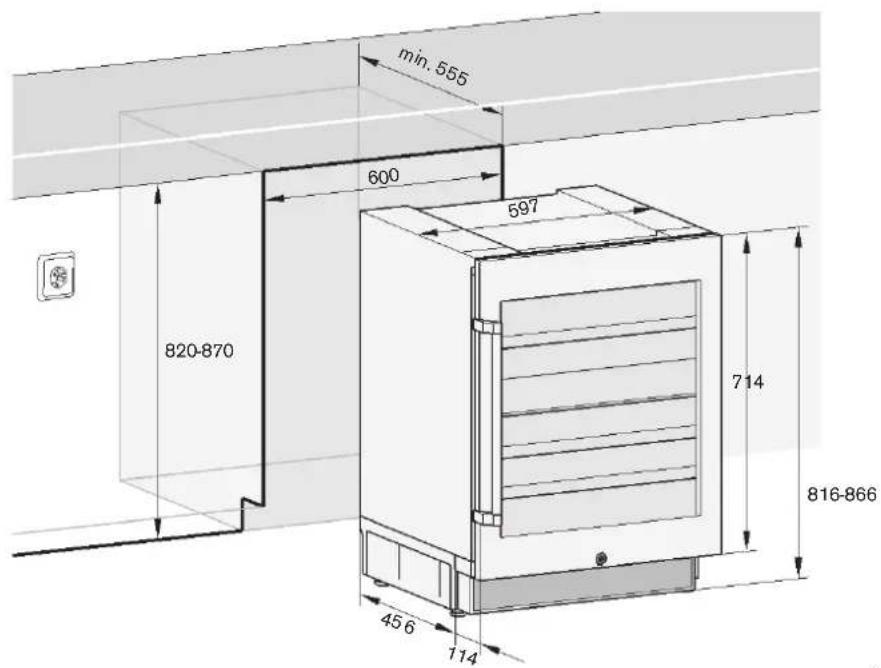 GAGGENAU RW402261 - Installationsplats - 1