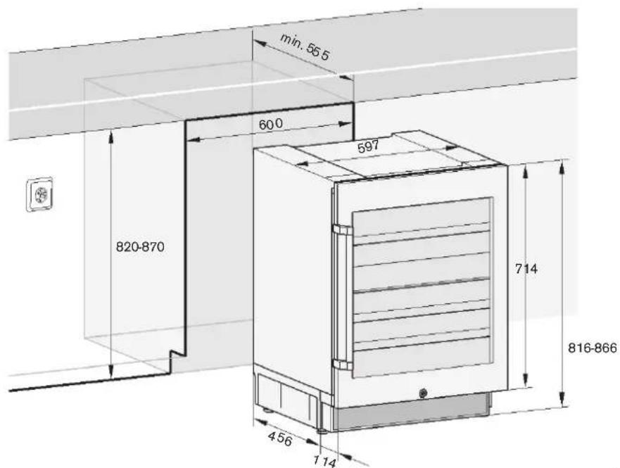 GAGGENAU RW402261 - Opstillingssted - 1