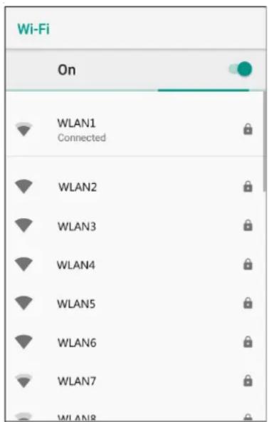 ZEBRA CC6000 - Recherche d'un réseau Wi-Fi et connexion à ce réseau - 2