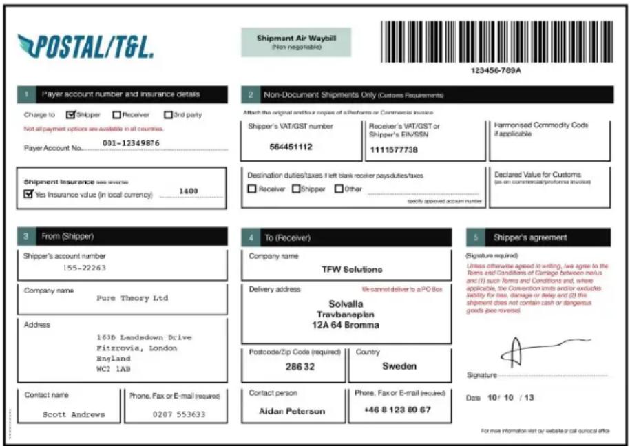 ZEBRA CC6000 - Utilisation de l'exemple Postal, Transportation & Logistics (Services postaux, transports et logistique) - 1