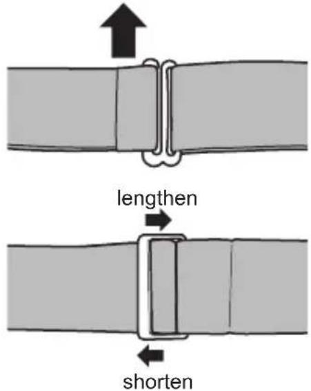 PIONEER SGYHR500 - Adjust the length of the strap. - 1