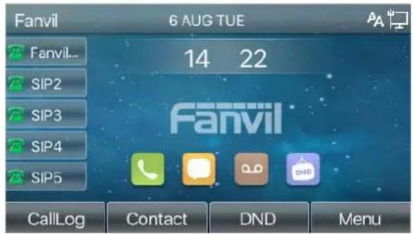 Fanvil X5U - - Interface téléphonique : - 2