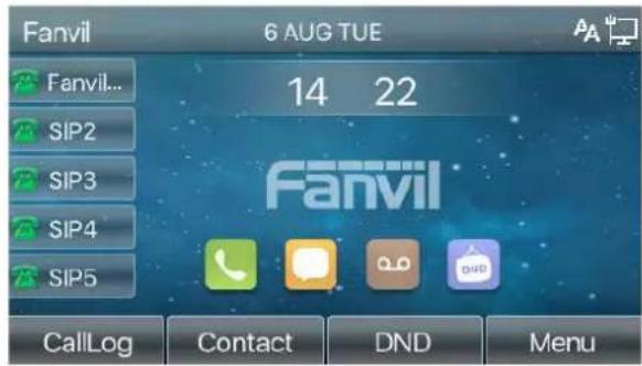 Fanvil X3U - Interface téléphonique : - 2
