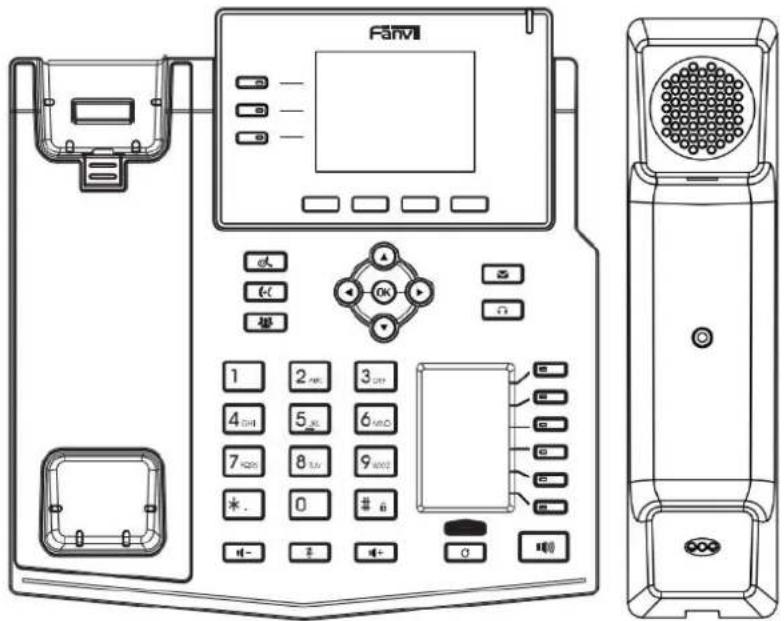 Fanvil X3U - Contenu de la boite - 1