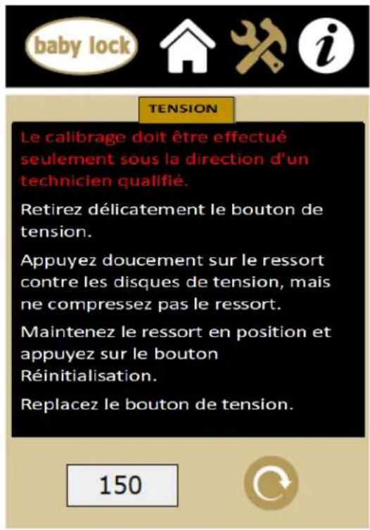 BABY LOCK Regent - Calibrage de la tension - 1