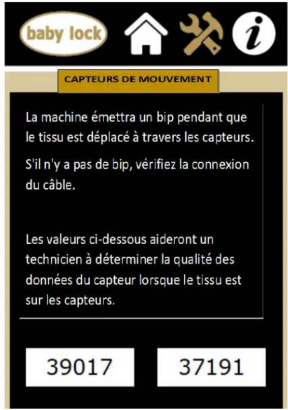 BABY LOCK Regent - Capteurs de mouvement - 1