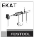 FESTOOL EHL 65 EQ - Risque de blessures, décharge électrique - 2