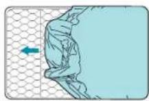 Nuna SENA - Attaching the Sheet (On certain models) ⚠WARNING - 2