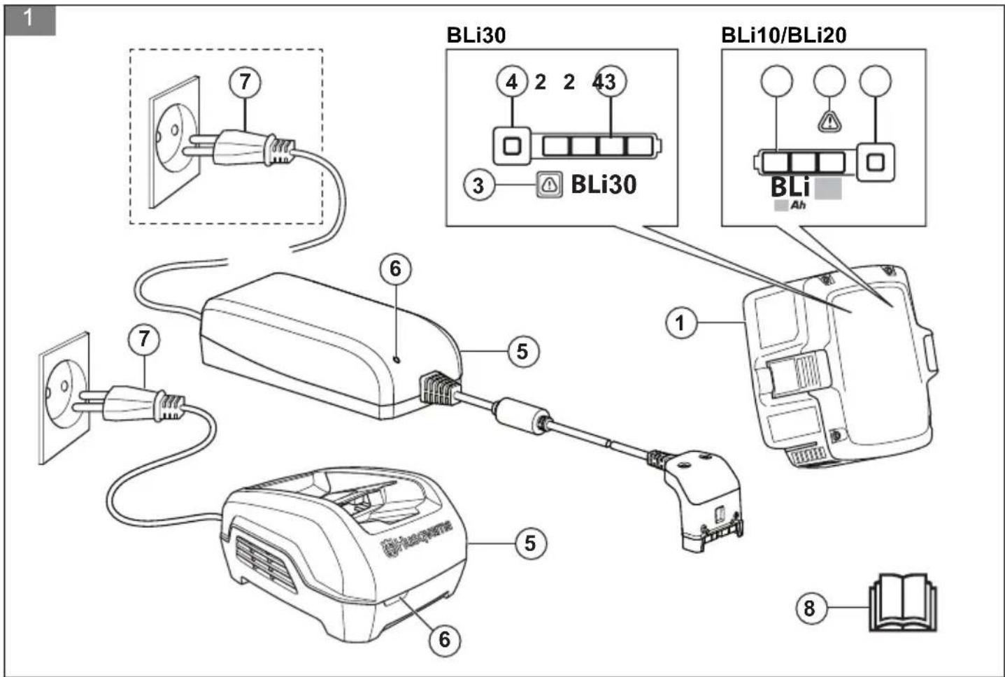 HUSQVARNA Batteria - 1
