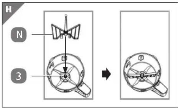 Ambiano GTSFKMW01CH - Verwendung des Ruhflugels N - 1