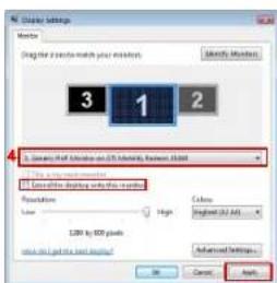 TARGUS ACP51EUZ - Controlling the Display using Windows Display Properties (for Windows XP and Vista) - 9