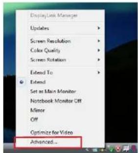 TARGUS ACP51EUZ - Controlling the Display using Docking Station's Video Menu Options - 1
