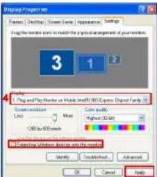 TARGUS ACP51EUZ - Controlar a Visualizaçãoutilizando Windows Display Properties (Propriedades de Visualizaçao do Windows) (para Windows XP e Windows Vista) - 11