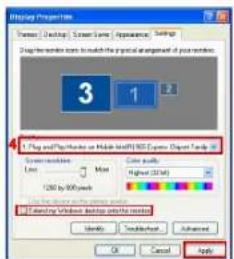 TARGUS ACP51EUZ - Kontrolle des Displays über Windows Displayeigenschaften - 10