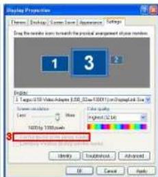 TARGUS ACP51EUZ - Controlar a Visualizaçãoutilizando Windows Display Properties (Propriedades de Visualizaçao do Windows) (para Windows XP e Windows Vista) - 9