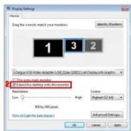 TARGUS ACP51EUZ - Controlling the Display using Windows Display Properties (for Windows XP and Vista) - 5
