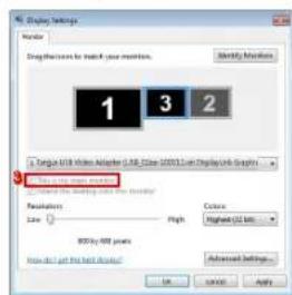 TARGUS ACP51EUZ - Controlling the Display using Windows Display Properties (for Windows XP and Vista) - 7