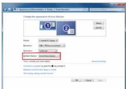 TARGUS ACP51EUZ - Styrning av displayen med användning av Windows Display Egenskaper (For Windows 7) - 1