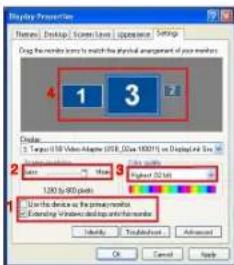 TARGUS ACP51EUZ - Controllare il Display tramite le Proprietà di visualizzazione di Windows - 2
