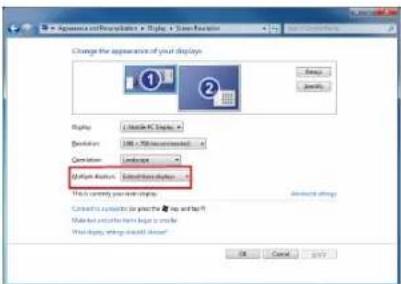 TARGUS ACP51EUZ - Styring af Skaerm ved hjælp af Windows Skærmindstilling (UWindows 7) - 1