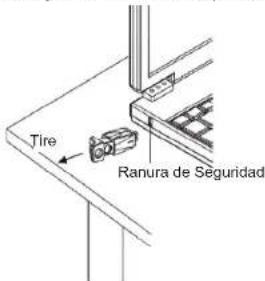 TARGUS ASP01EU - ES - Instrucciones relativas a la instalación del cable en la ranura de seguridad - 2