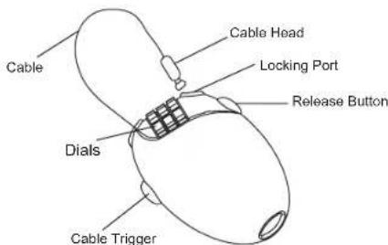 TARGUS ASP01EU - Targus Retractable Cable Travel Lock Targus Retractable Cable Travel Lock - 2