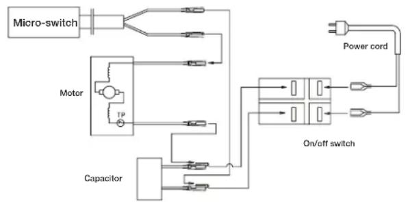 Sun Joe SPX3000RED - Circuit Diagram - 1