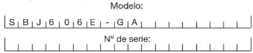 Sun Joe SBJ606EGA - Modelo y número de serie - 1
