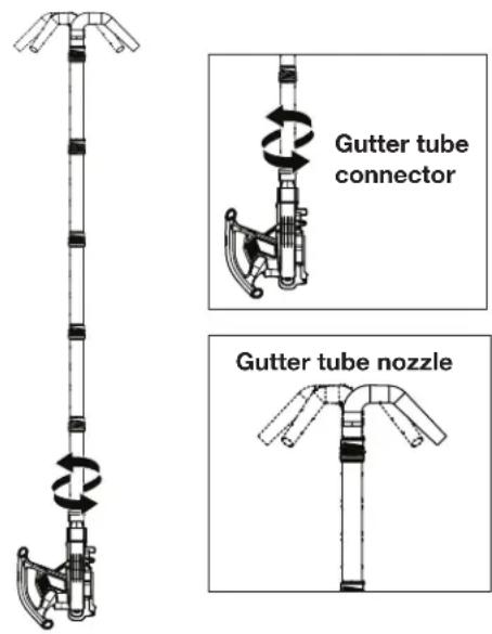 Sun Joe SBJ606EGA - Gutter Cleaning Attachment Kit - 3