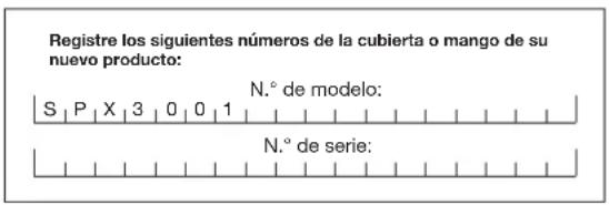 Sun Joe SPX3001 - Modelo y número de série - 1