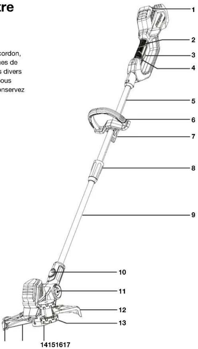 Sun Joe 24VST14B - Apprenez à很好地 connaître voscoupe-gazon/taille-bordure sans cordon - 3