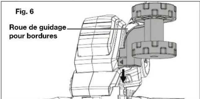 Sun Joe 24VST14B - Pose de la roue de guidage pour cordures - 1