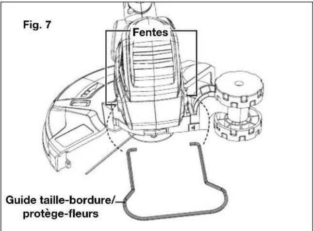 Sun Joe 24VST14B - Pose du guide taille-bordure/protège-fleurs - 1
