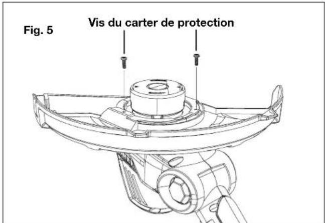 Sun Joe 24VST14B - Pose du carter de protection - 2