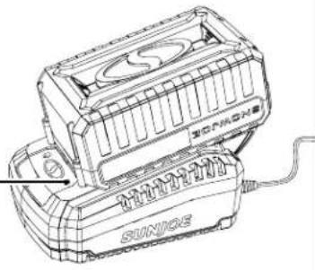 Sun Joe 24VST14B - Charging the Battery - 9