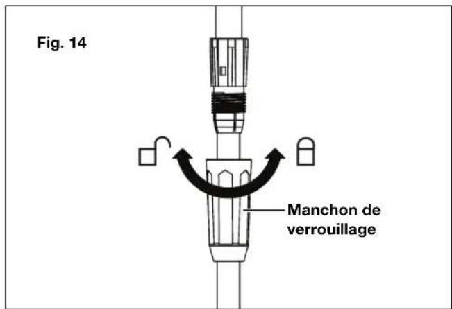 Sun Joe 24VST14B - Réglage du manché téléscopique - 1