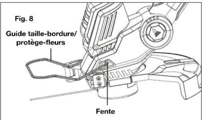 Sun Joe 24VST14B - Pose du guide taille-bordure/protège-fleurs - 2