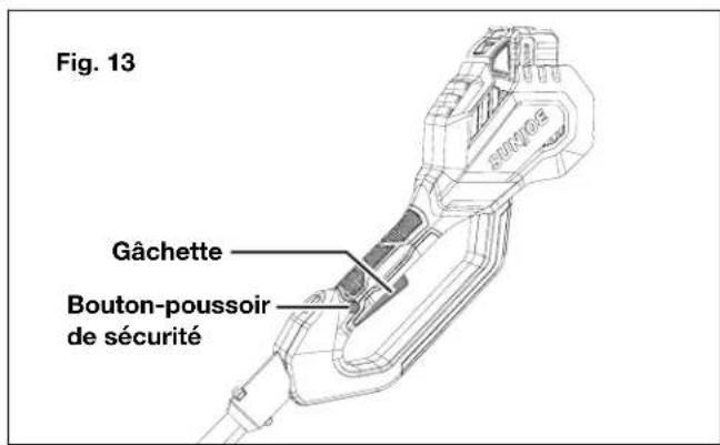 Sun Joe 24VST14B - Démarrage et arrêt - 2