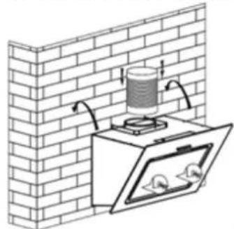 CANDY CVMAD601N1 - INSTALACE (ODVOD VZDUCHU VEN) - 6