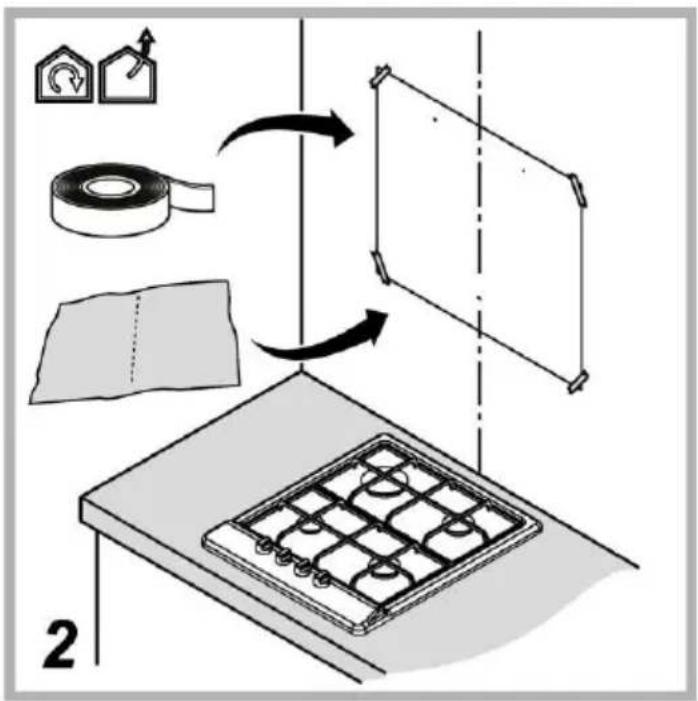Diagram illustrating a tape-wrapped assembly process with labeled components and directional arrows