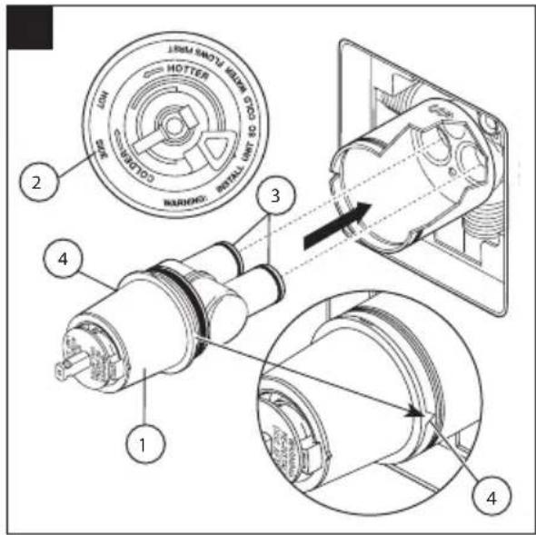 DELTA T14438SS - Cartridge Installation - 2